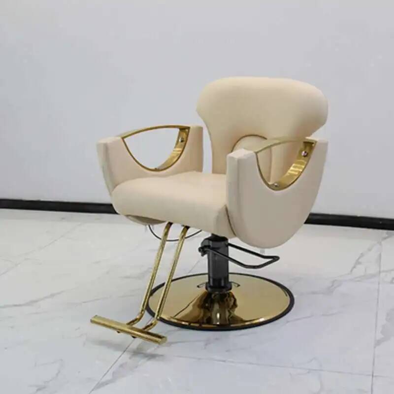Beauty Makeup Chair - Cadeiras de Barbeiro Brancas Confortáveis para