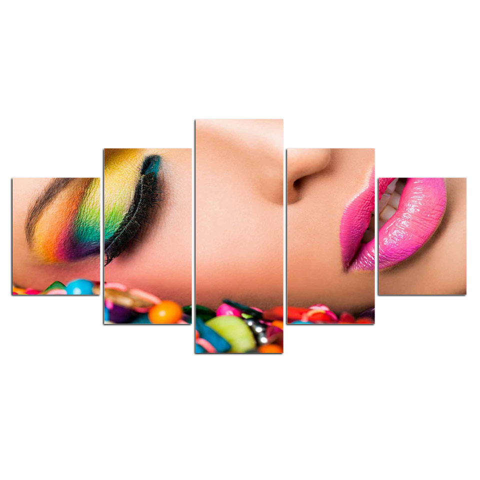 Beauty Makeup Hd - Sem moldura 5 peças manicure salão