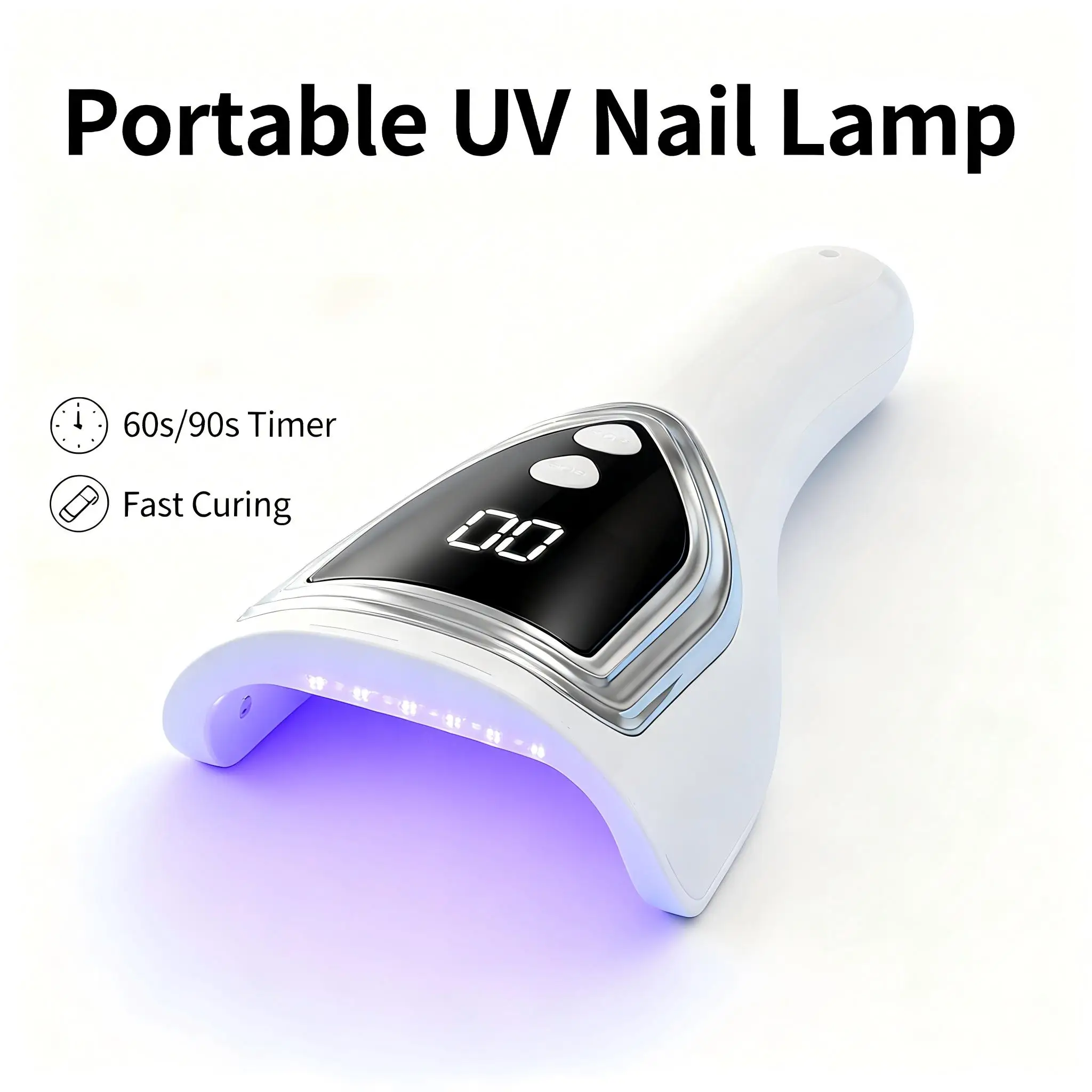 Uv Nail Lamp - Lâmpada UV Portátil para Unhas, Secador