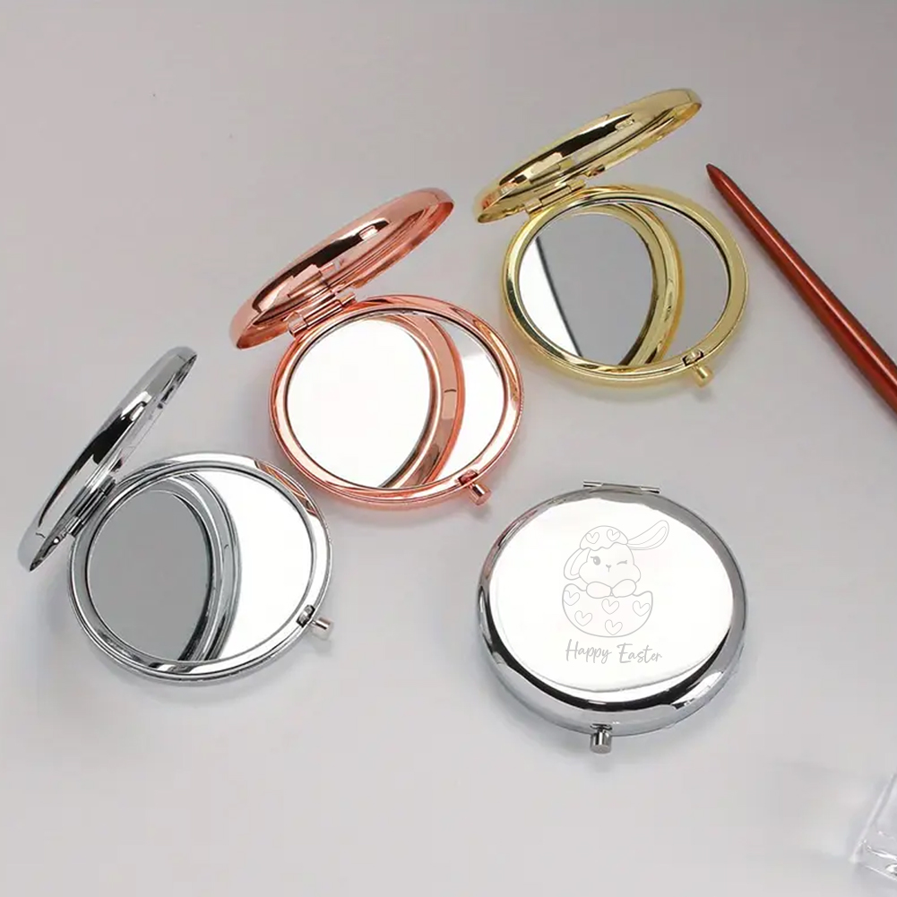 Makeup And Beauty - Espelho de bolso com texto personalizado,