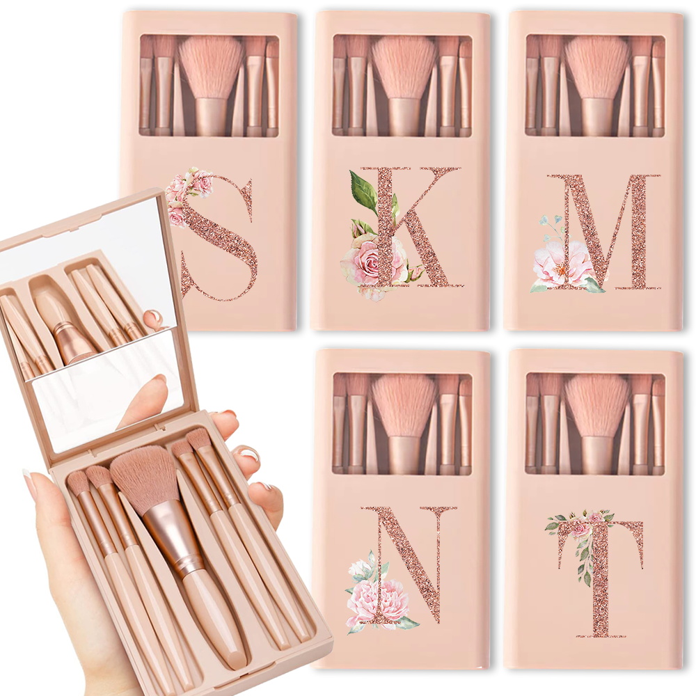 Beauty Makeup Box Set - 5 pçs kit de escova cosmética