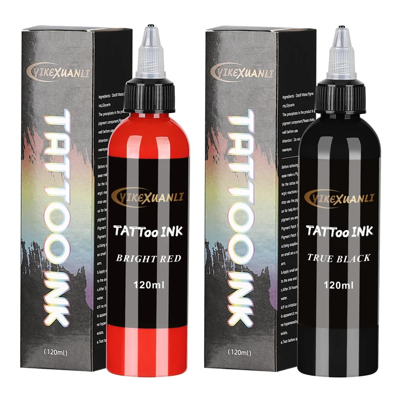 Beauty Makeup Kit Box - 120ml pigmento de tinta de tatuagem