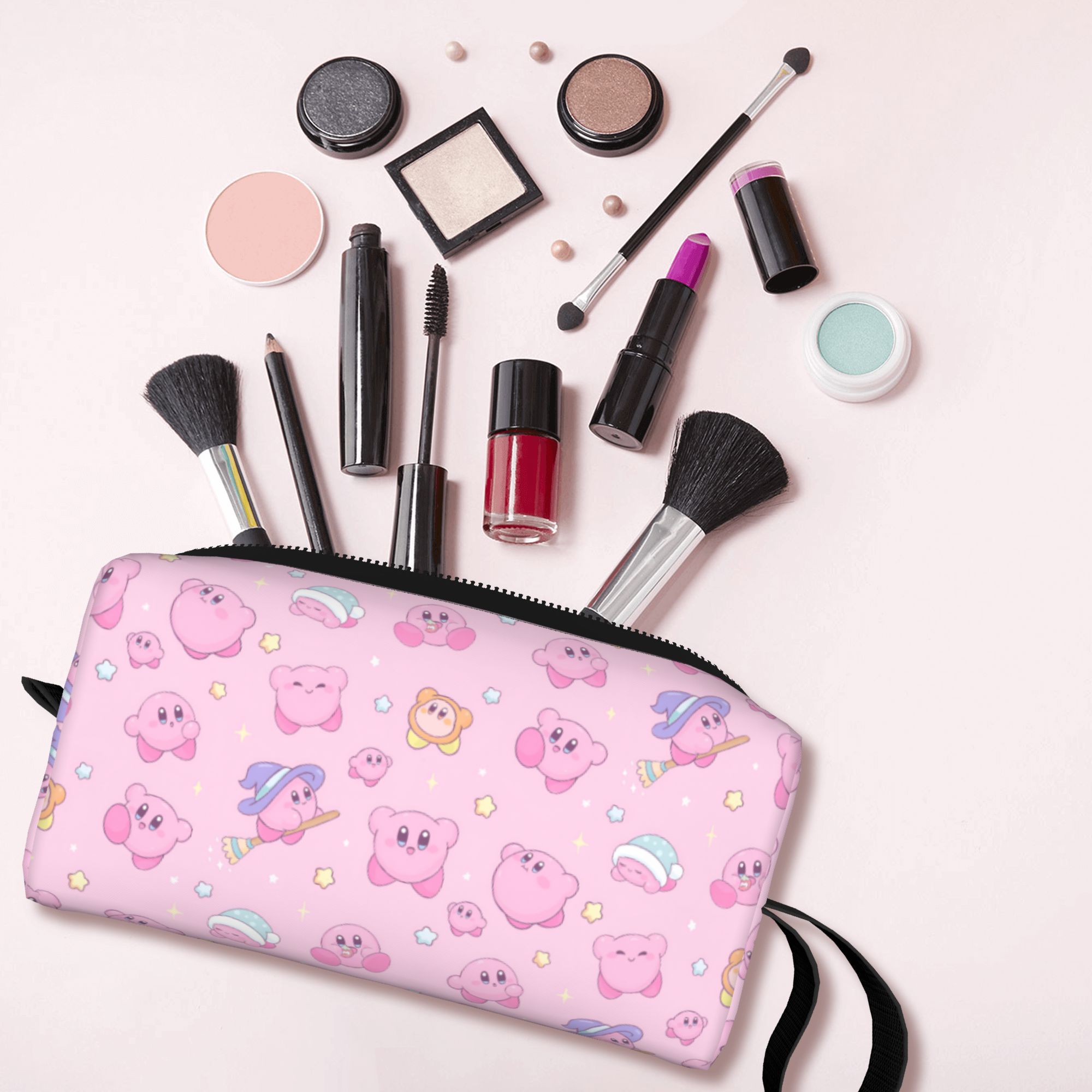 Makeup Beauty Makeup Game - Bolsa de Viagem Personalizada Kawaii K-Kirbys