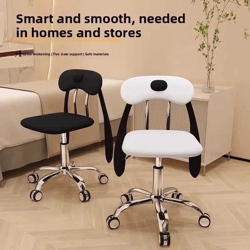 Beauty Makeup Chair - Cadeira Minimalista para Salão de Beleza,