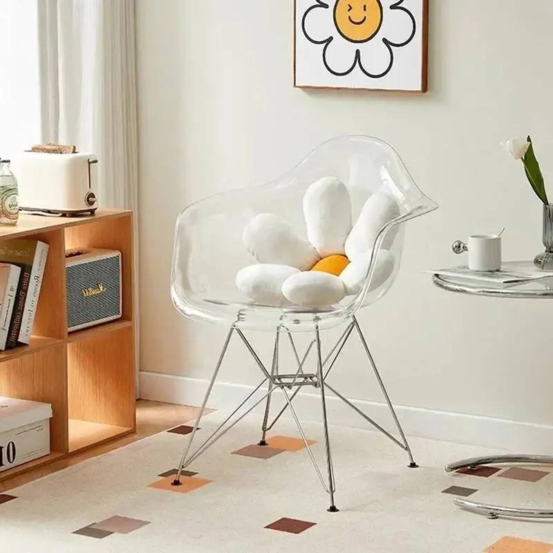 Beauty Makeup Chair - Cadeira de Jantar Transparente Pranzo, Cadeira
