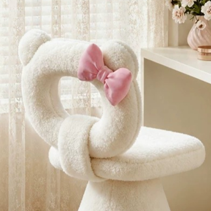 Banqueta de Maquiagem Rosa de  - Beauty Makeup Chair avaliação e preço
