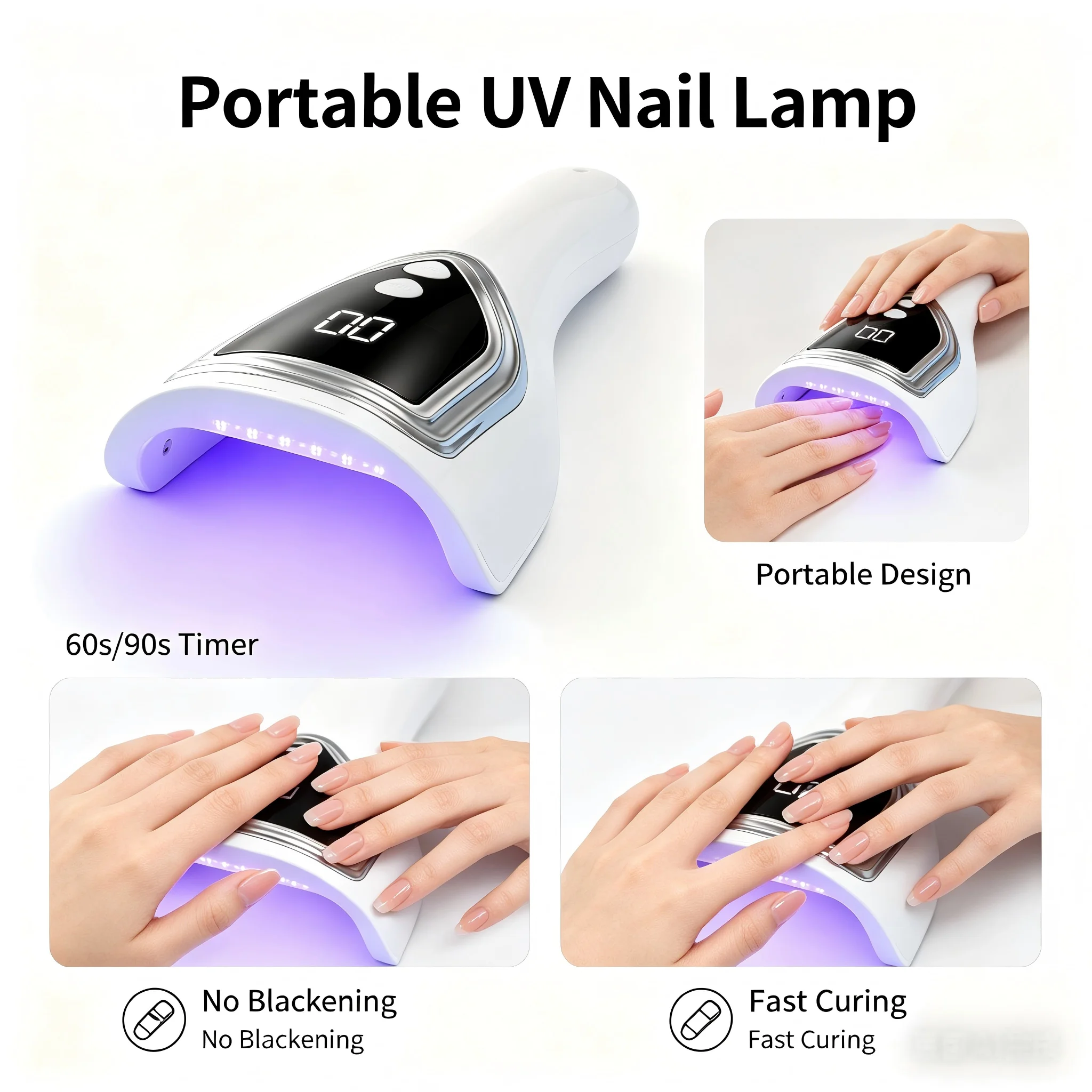 Lâmpada UV Portátil para Unhas - Uv Nail Lamp avaliação e preço