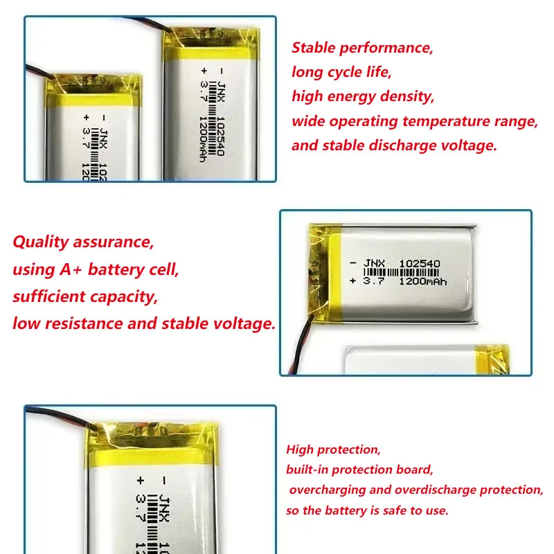 102540 3.7v 1200mah bateria re - Makeup Beauty Makeup Game avaliação e preço