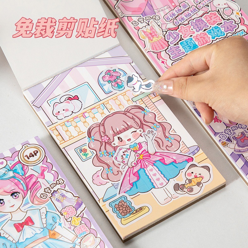 Livro de Adesivos de Jogo de V - Makeup Beauty Makeup Game avaliação e preço