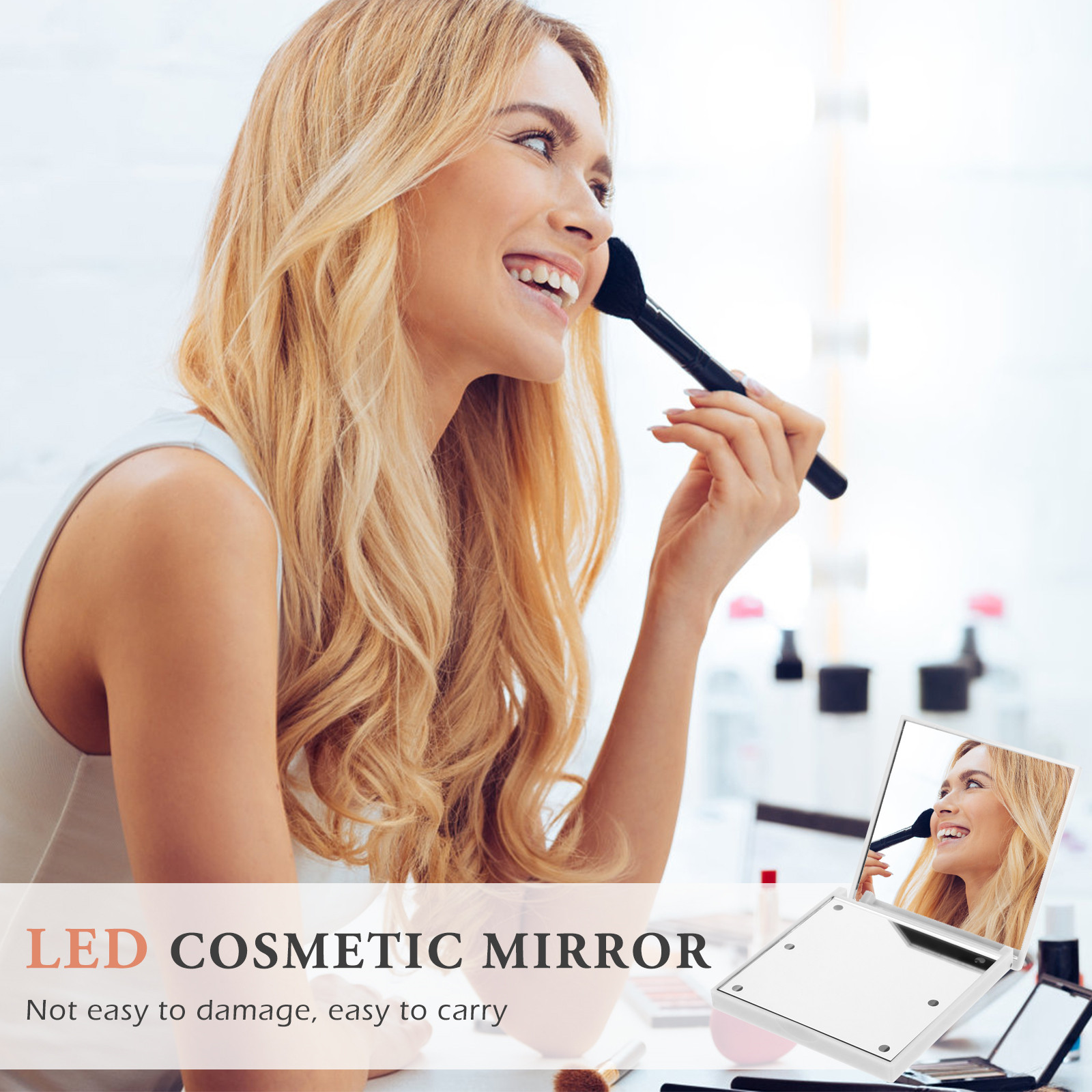 Espelho de Maquiagem Portátil  - Beauty Makeup Hd avaliação e preço