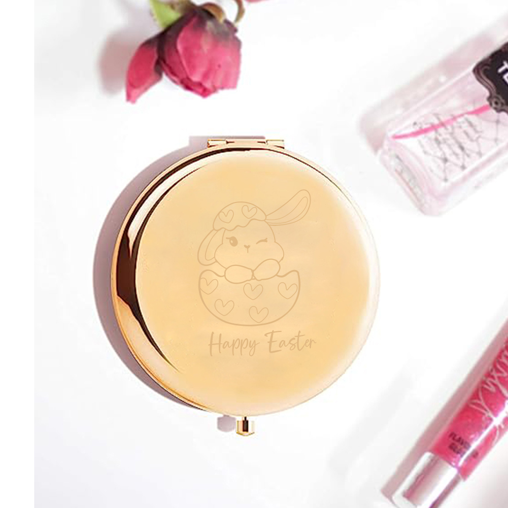 Espelho de bolso com texto per - Makeup And Beauty avaliação e preço