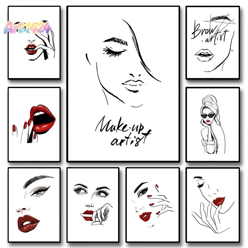 Pôster de Maquiagem Fashion, A - Beauty Makeup Hd avaliação e preço