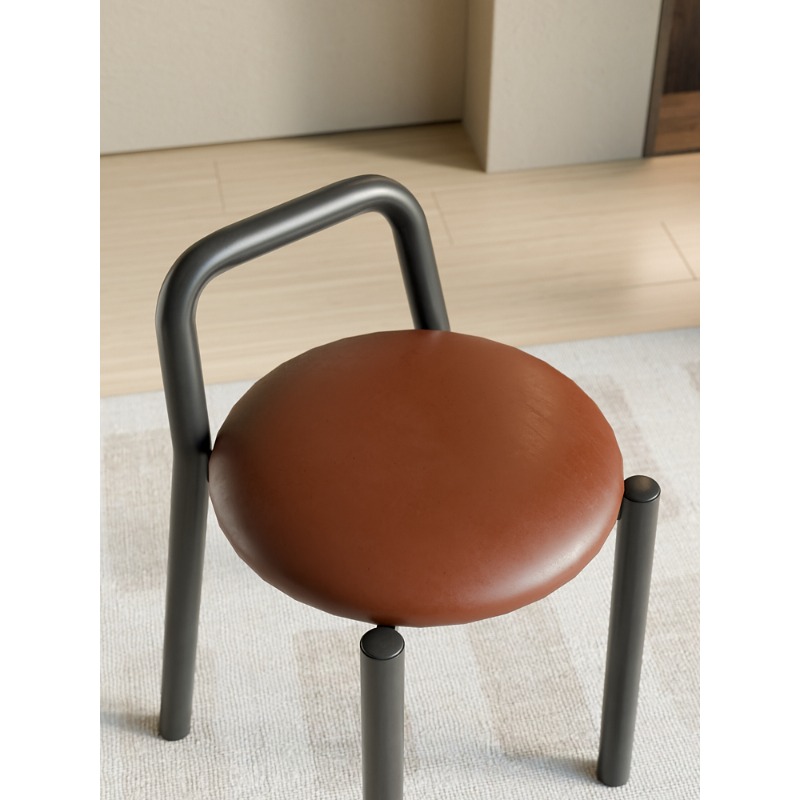 Banqueta redonda estofada de c - Beauty Makeup Chair avaliação e preço
