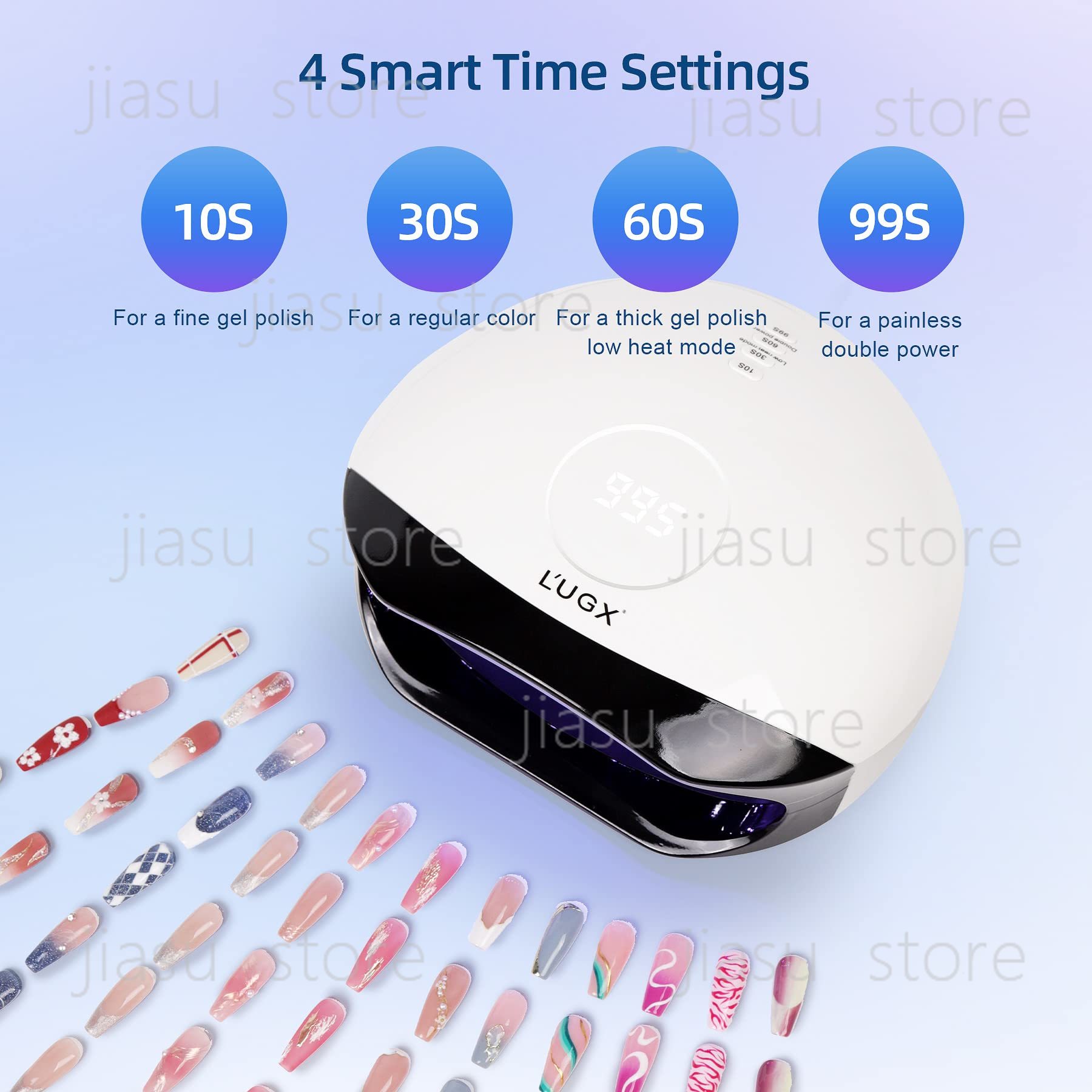 LUGX Oferta Quente: Secador de - Uv Nail Lamp avaliação e preço