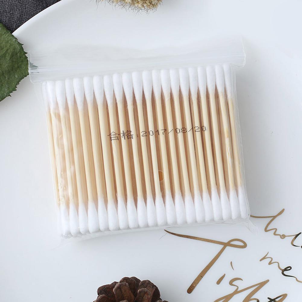 10/100pcs cotonetes descartáve - Makeup And Beauty avaliação e preço