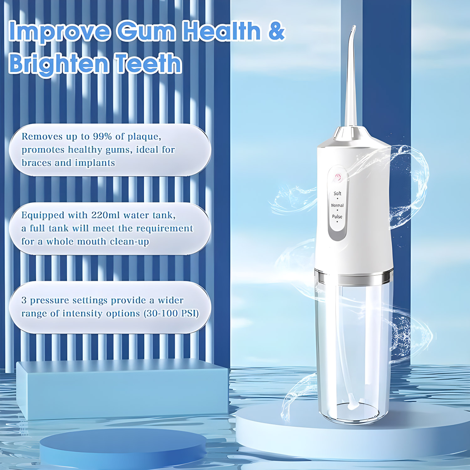 Irrigador Oral Portátil Recarr - Micellar Water Cleanser avaliação e preço