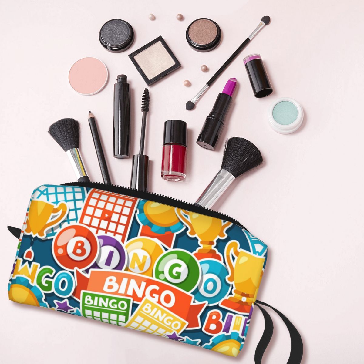 Custom Travel Bingo Paper Game - Makeup Beauty Makeup Game avaliação e preço