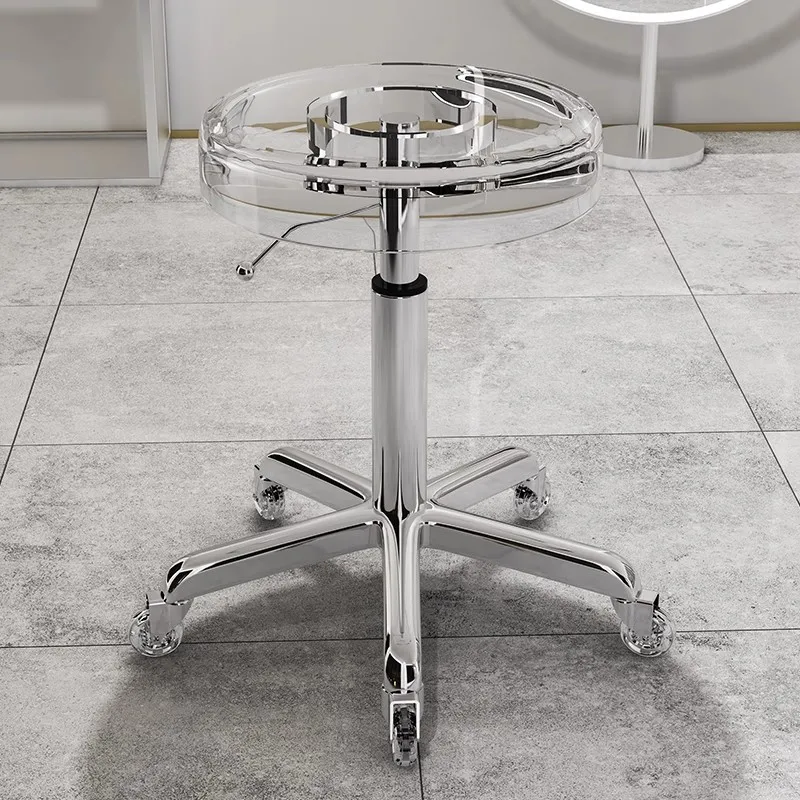 Cadeira giratória de aço inoxi - Beauty Makeup Chair avaliação e preço