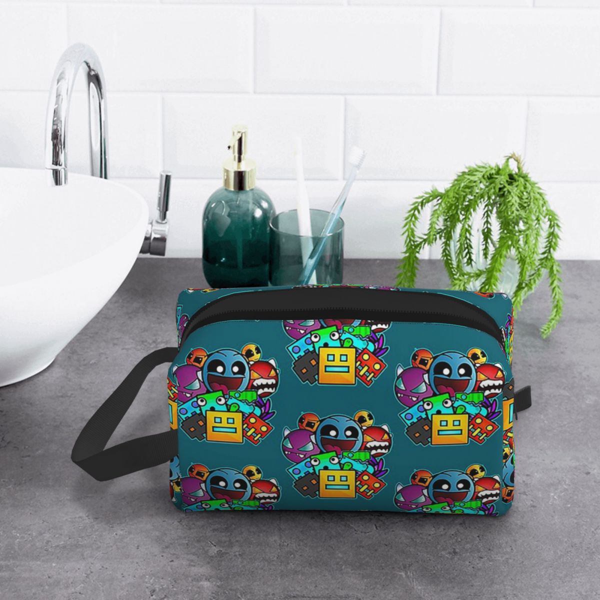 Bolsa de maquiagem Geometry Da - Makeup Beauty Makeup Game avaliação e preço
