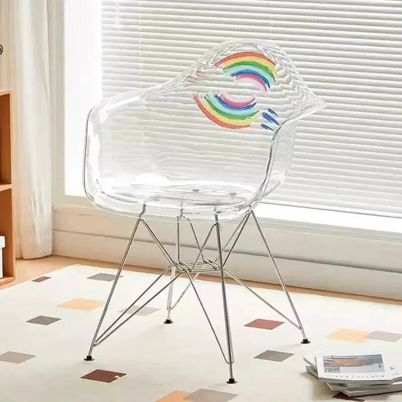 Cadeira de Jantar Transparente - Beauty Makeup Chair avaliação e preço