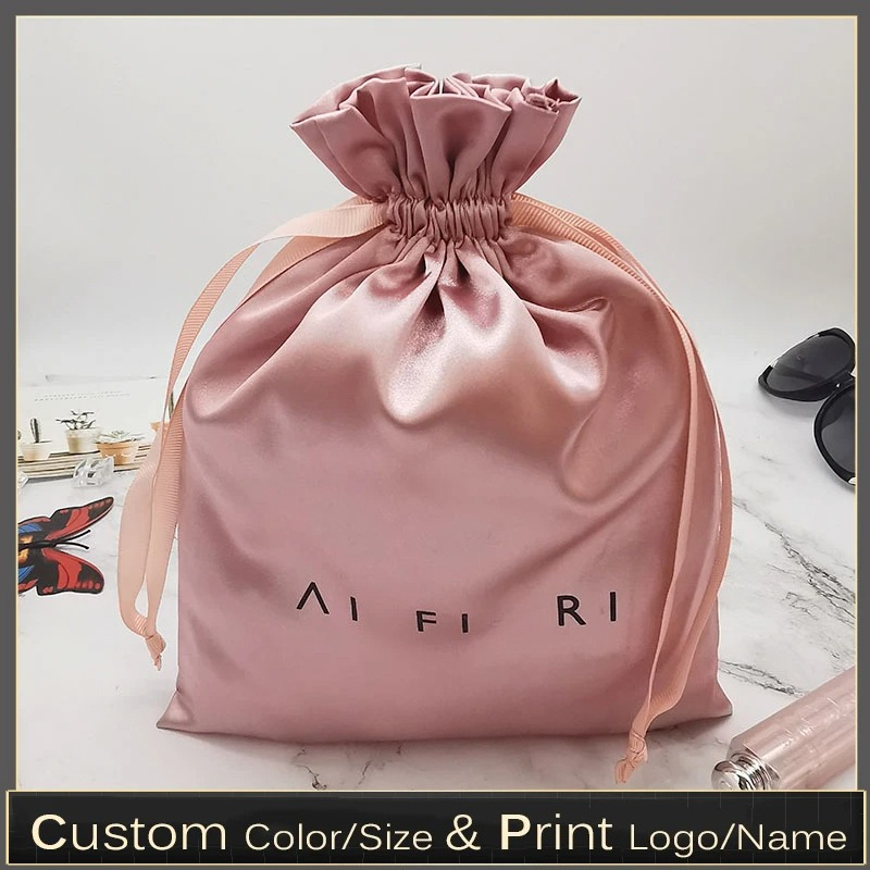 Sacos de cetim com logotipo pe - Beauty Makeup News avaliação e preço